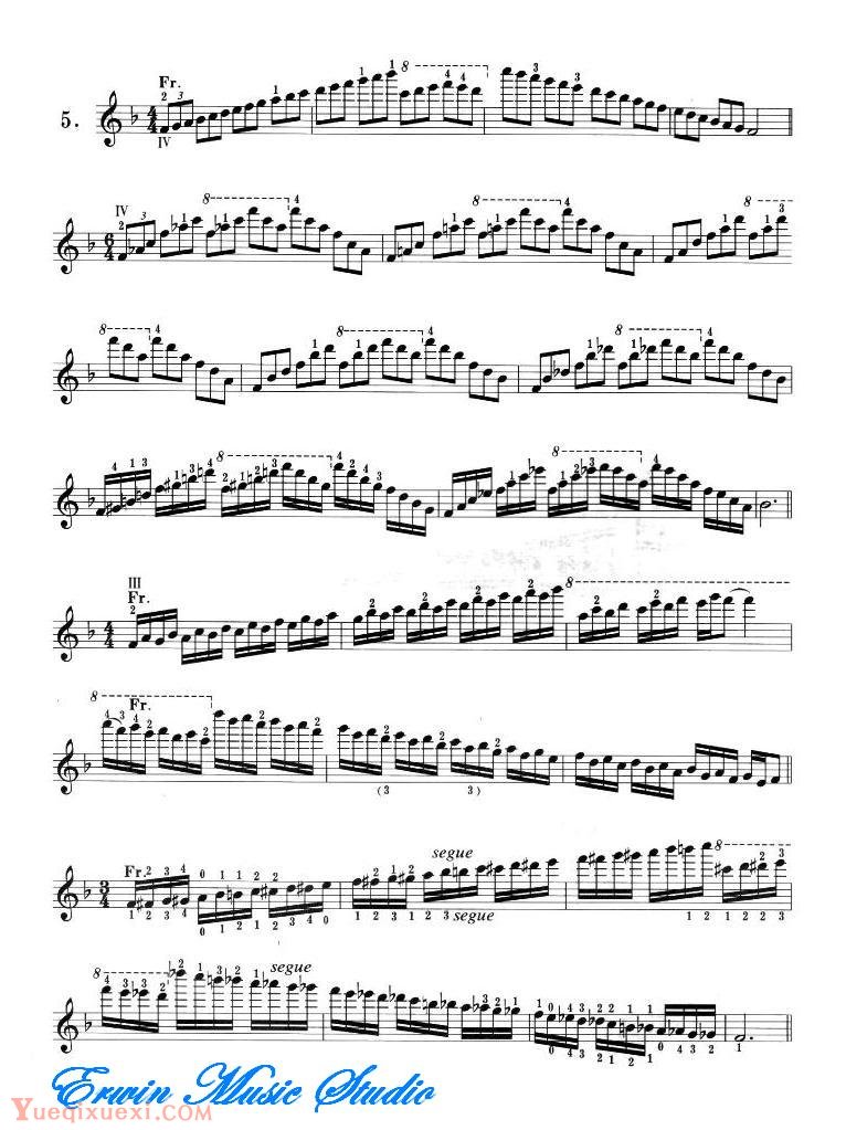 小提琴音阶体系 每日大、小調音阶练习3