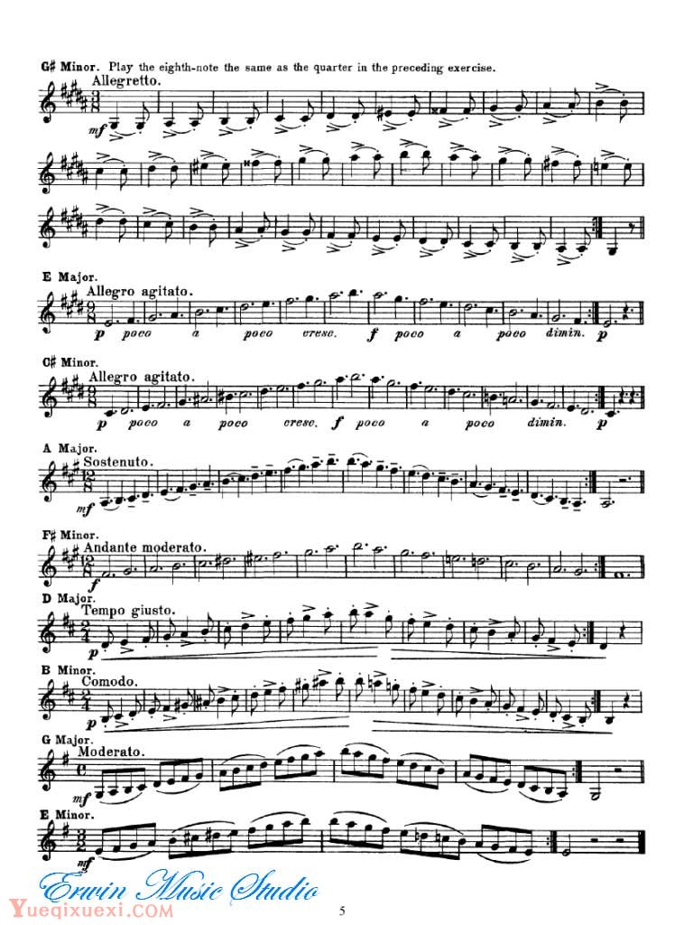 拉赫利美利-小提琴音阶练习01