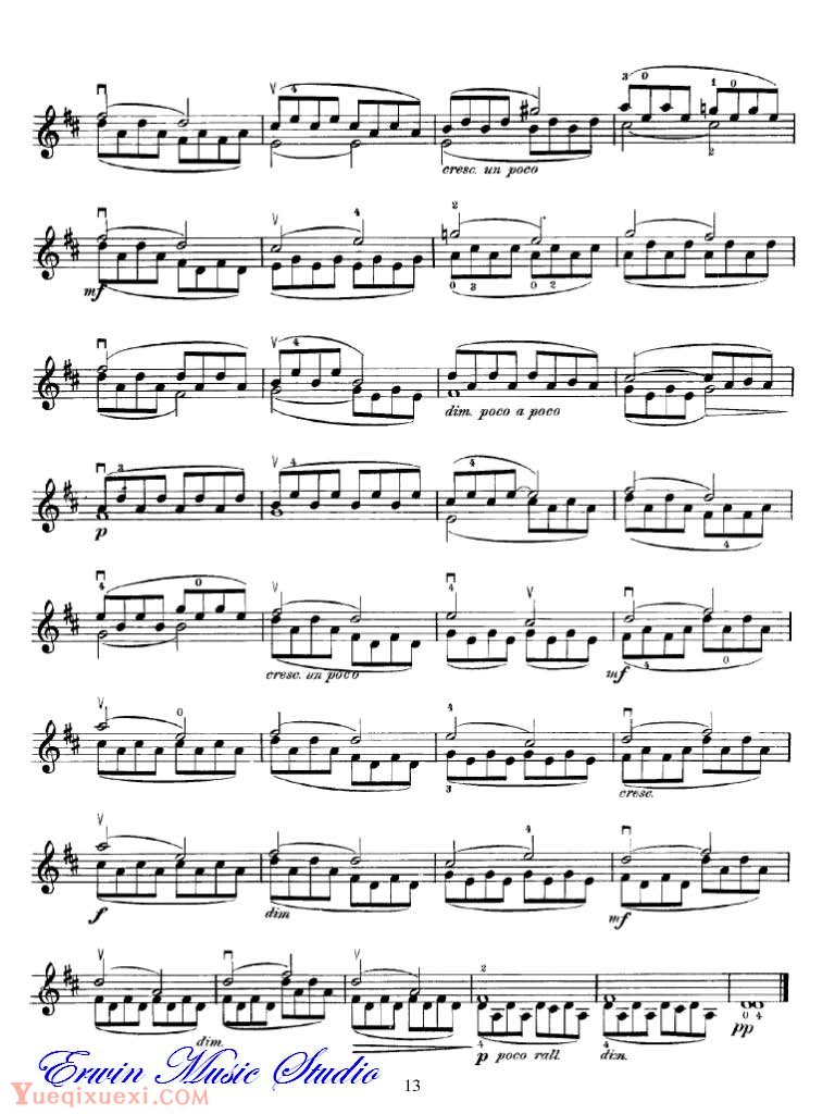 霍夫曼-小提琴双音练习曲01