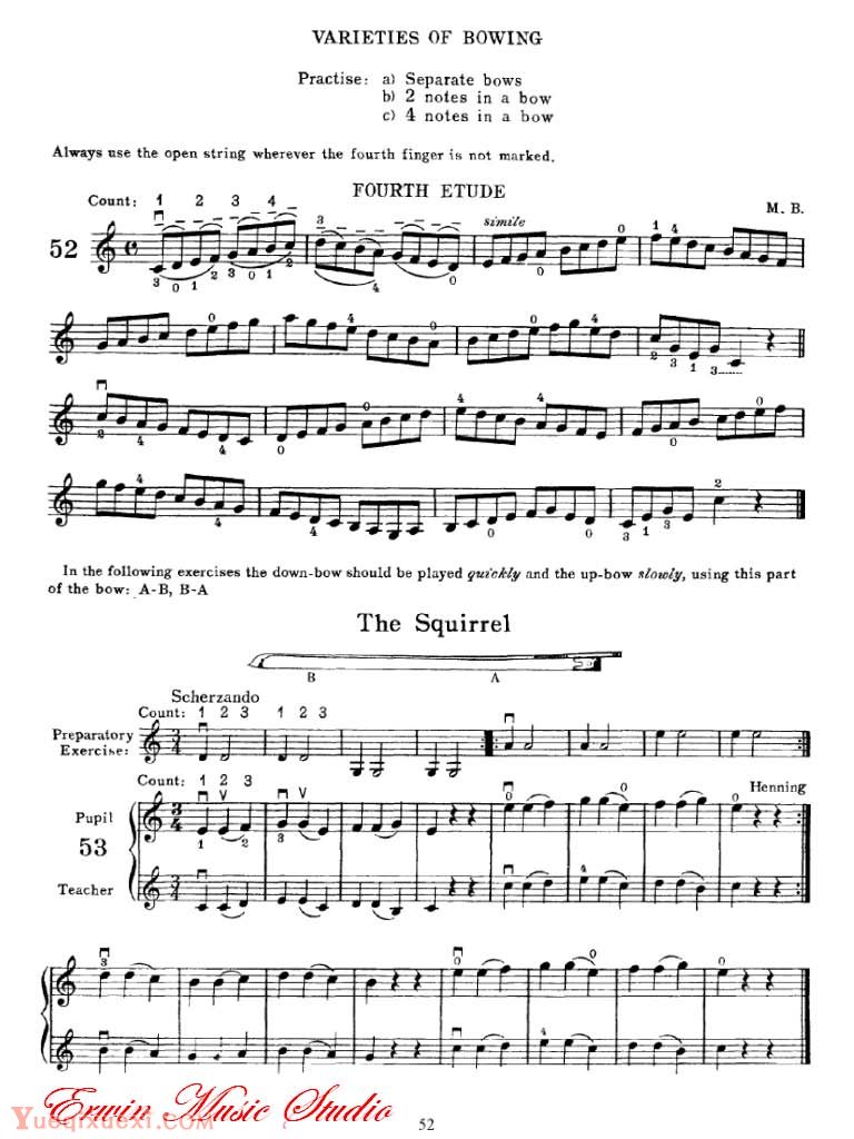 麦亚班克小提琴演奏法第一部份-初步演奏法04
