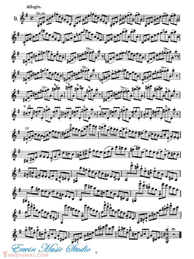 Federigo Fiorillo 36 Etudes or Caprices for Solo Violin 01-20