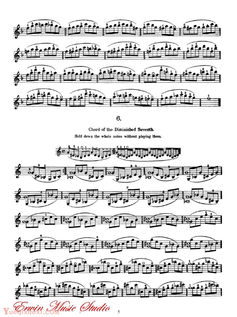 舍夫契克 第二至第七指位：姿势练习-学习小提琴技术 作品.1 01