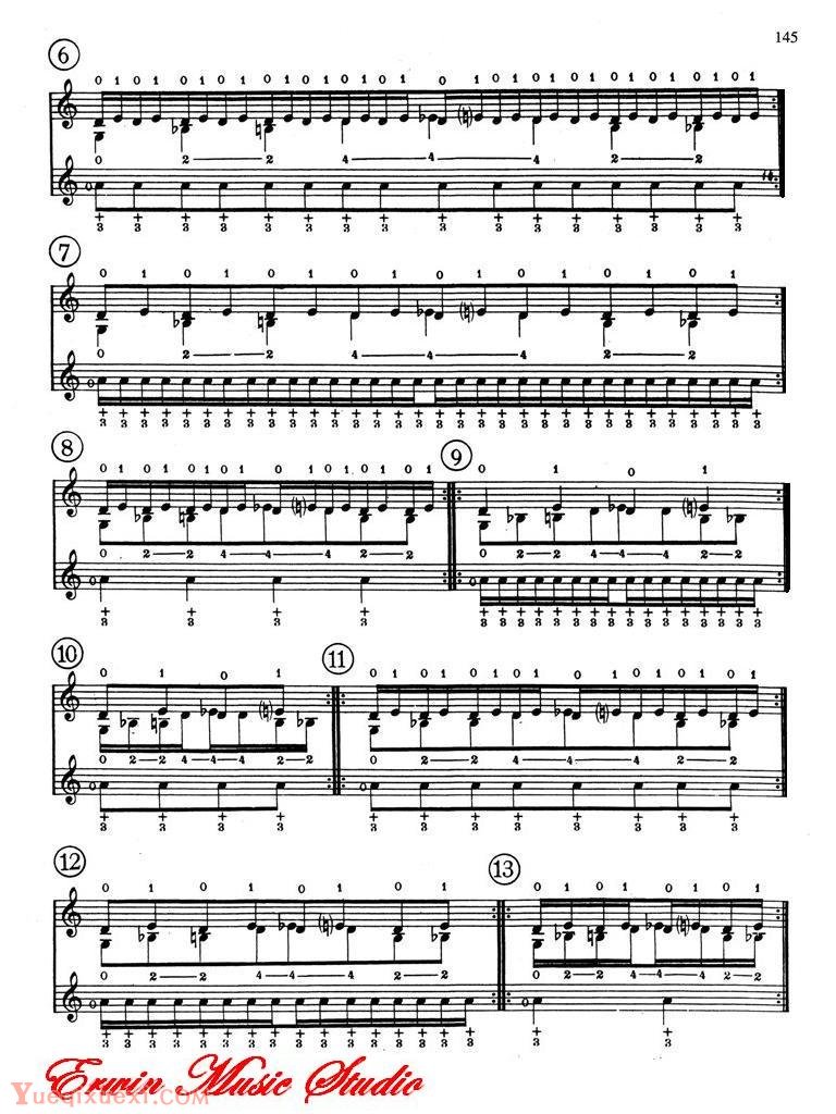 德米特里 康斯坦丁 多尼斯,小提琴四手指基础练习 作品.15, 第二册02