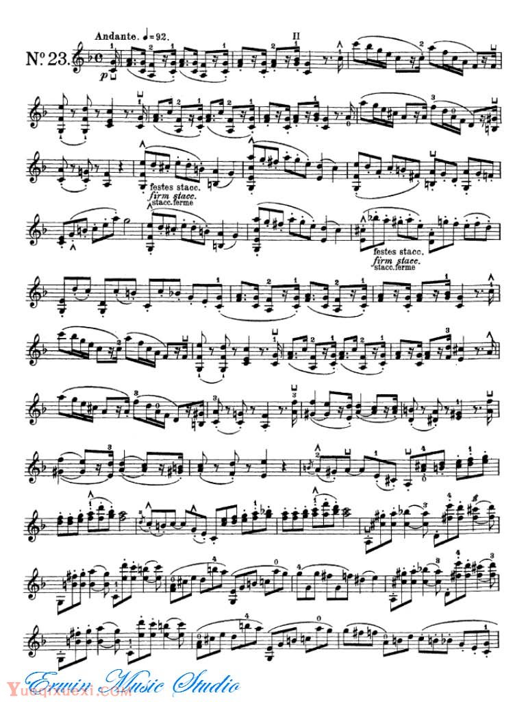让·德尔菲·阿拉尔-12首小提琴隨想练习曲02