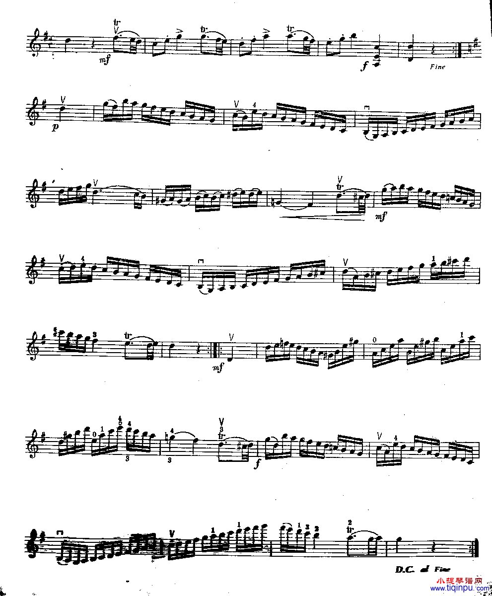 小提琴视频：莫扎特小步舞曲