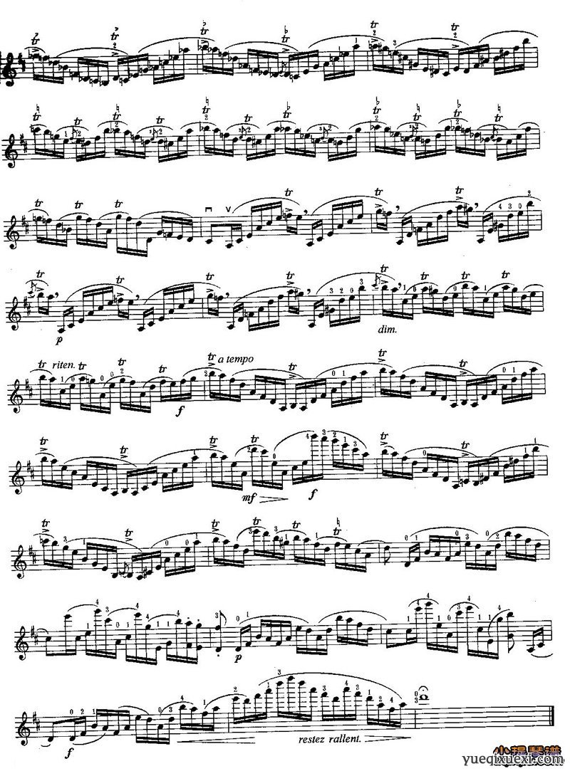 视频讲解小提琴顿特第22首随想曲