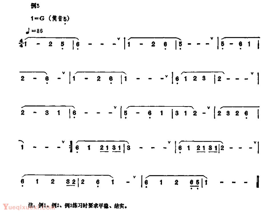 张维良箫吹奏法练习曲例谱精选