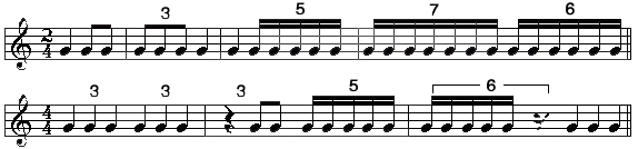 第七讲 节奏、节拍、拍子、小节