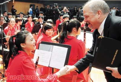 中加学生音乐交流会在上海举行