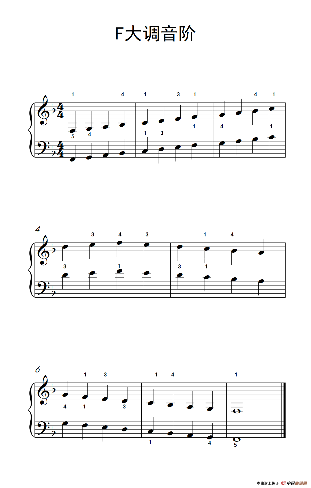 f大调音阶(儿童钢琴练习曲(1)_196_39_1.png