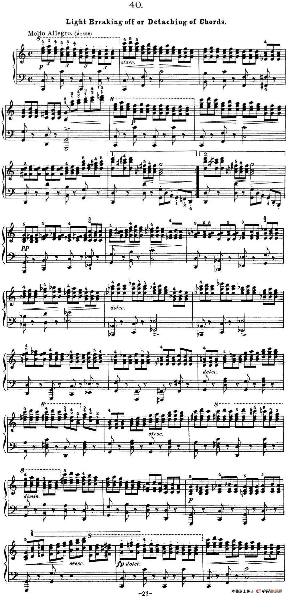 50首车尔尼Op.740钢琴手指灵巧技术练习曲（NO.40）(1)_C740_页面_142.jpg