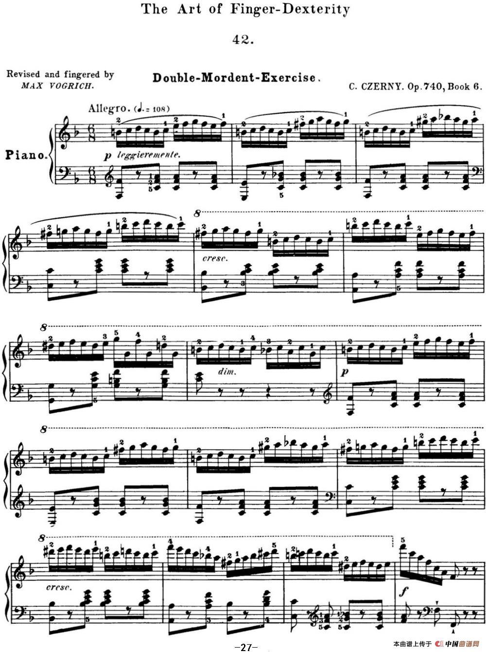 50首车尔尼Op.740钢琴手指灵巧技术练习曲（NO.42）(1)_C740_页面_146.jpg
