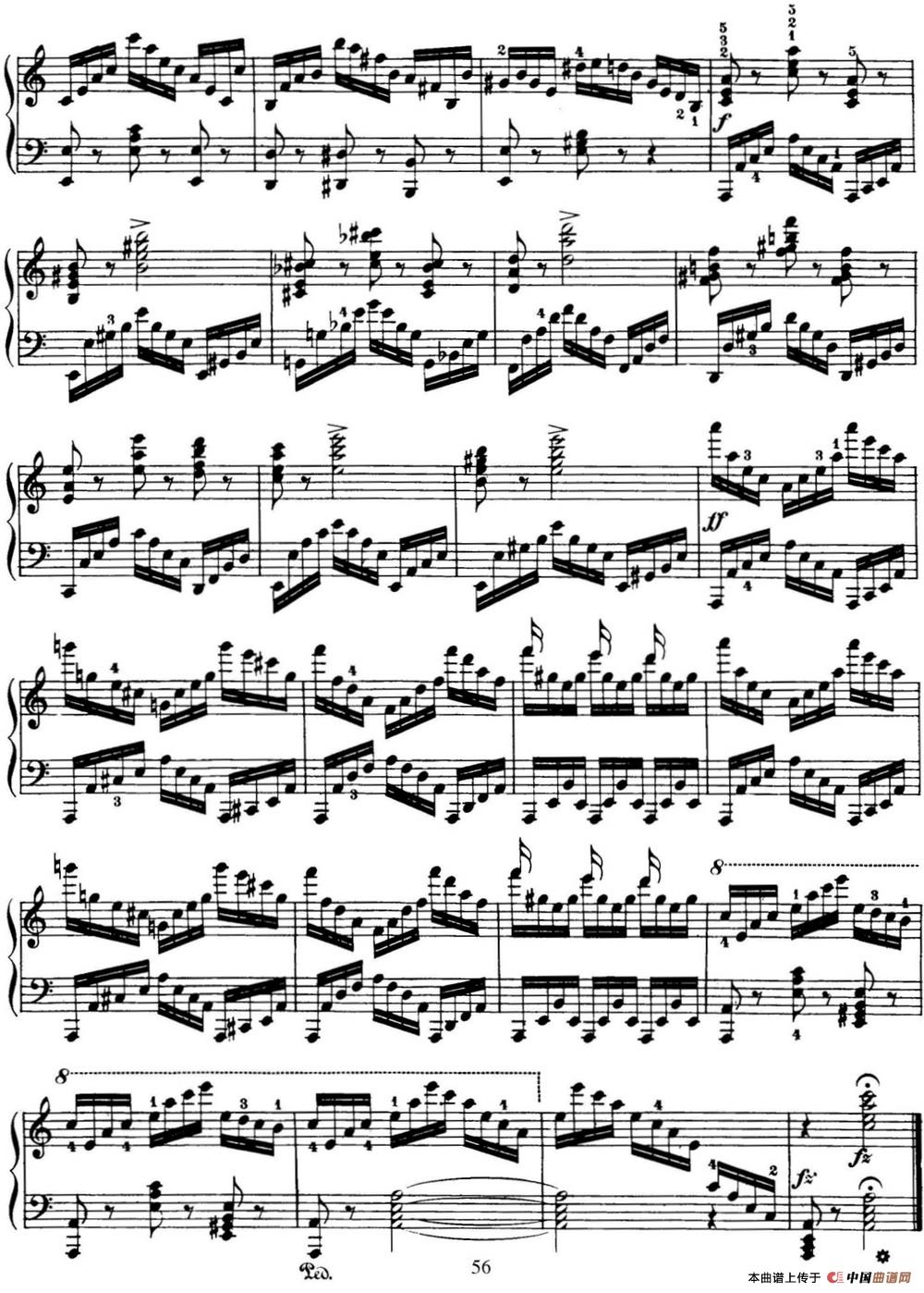 50首车尔尼Op.740钢琴手指灵巧技术练习曲（NO.31）(1)_-C740_页面_115.jpg