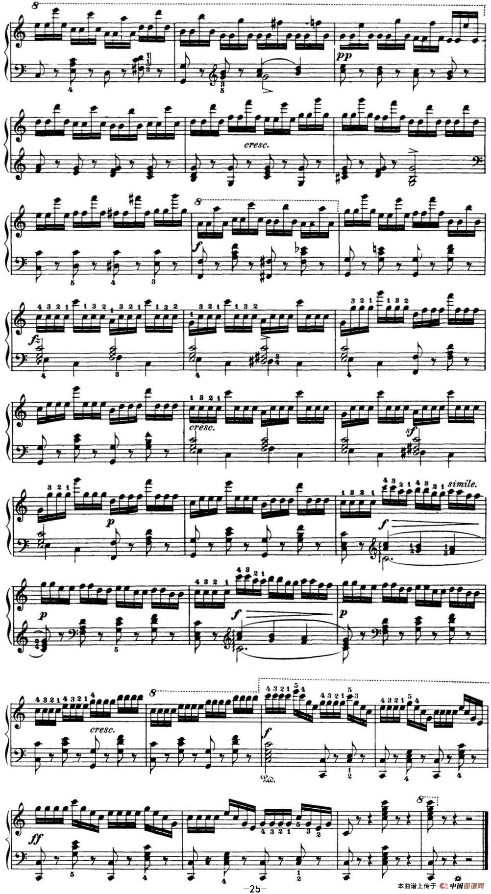 50首车尔尼Op.740钢琴手指灵巧技术练习曲（NO.7）(1)_-C740_页面_025.jpg