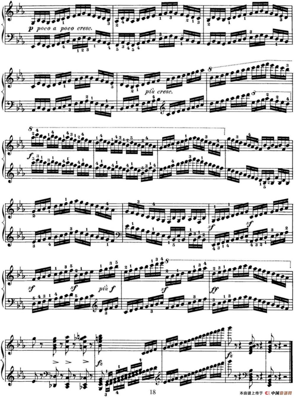 50首车尔尼Op.740钢琴手指灵巧技术练习曲（NO.5）(1)_-C740_页面_018.jpg