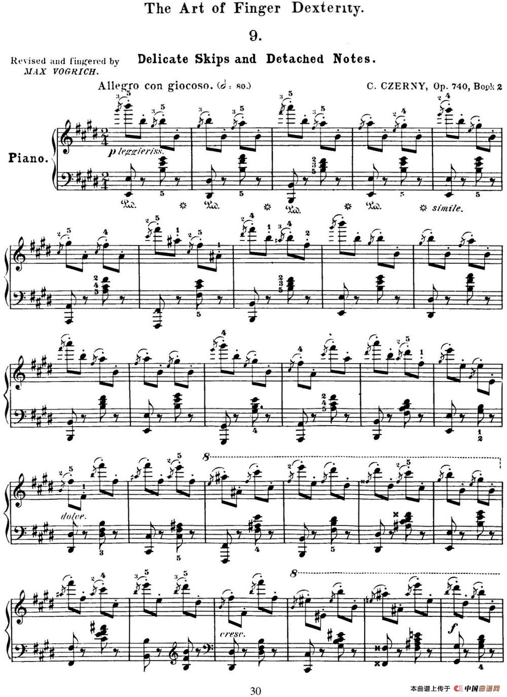 50首车尔尼Op.740钢琴手指灵巧技术练习曲（NO.9）(1)_C740_页面_030.jpg