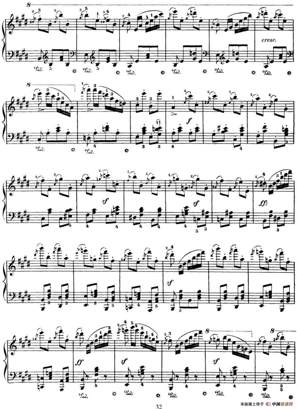 50首车尔尼Op.740钢琴手指灵巧技术练习曲（NO.9）(1)_C740_页面_032.jpg