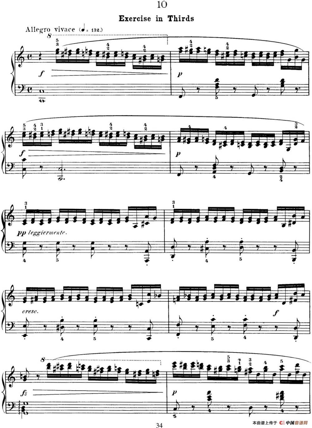 50首车尔尼Op.740钢琴手指灵巧技术练习曲（NO.10）(1)_C740_页面_034.jpg