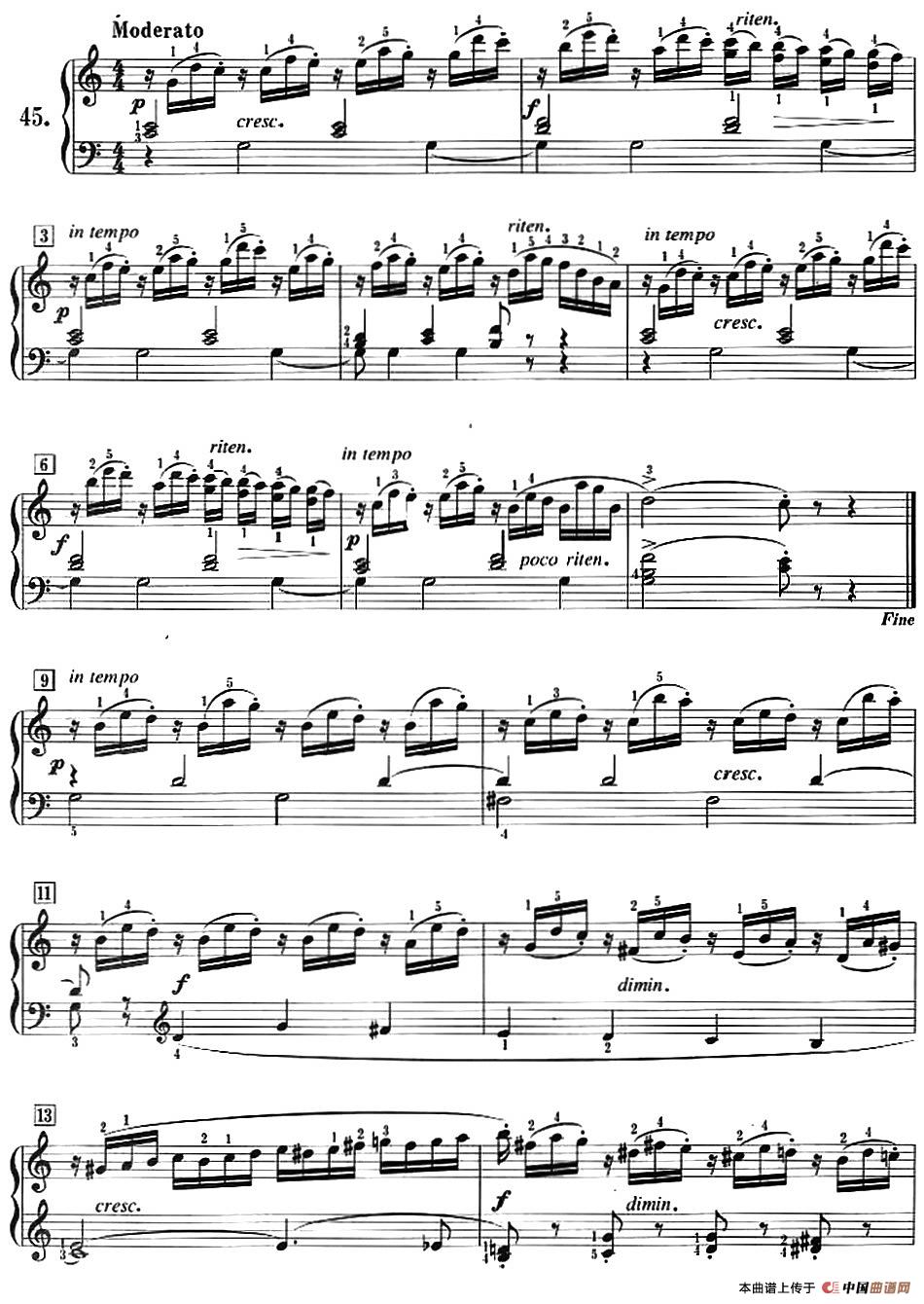 50首莱蒙钢琴练习曲 作品37（NO.45）(1)_Lemoine_页面_60.jpg