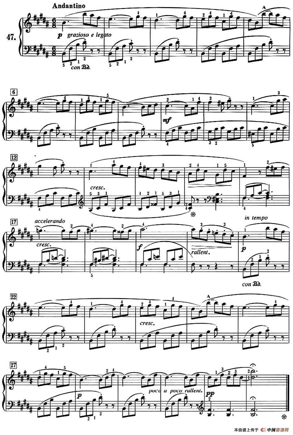 50首莱蒙钢琴练习曲 作品37（NO.47）(1)_Lemoine_页面_62.jpg