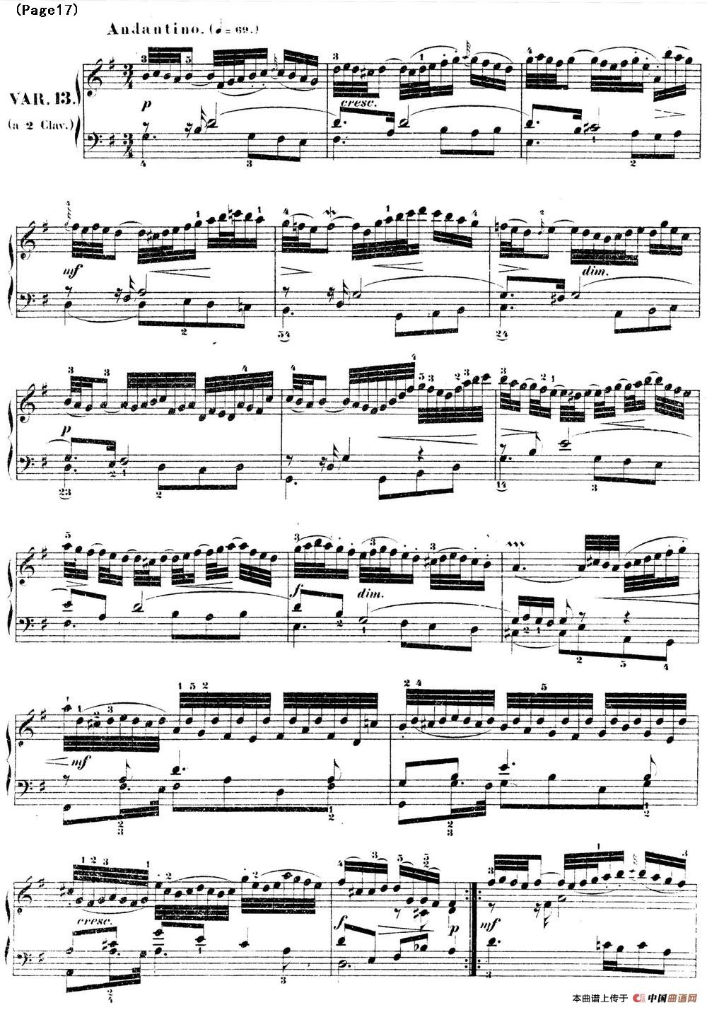 哥德堡变奏曲 巴赫 Goldberg Variationen BWV988(1)_Goldberg Variationen BWV988_页面_19.jpg