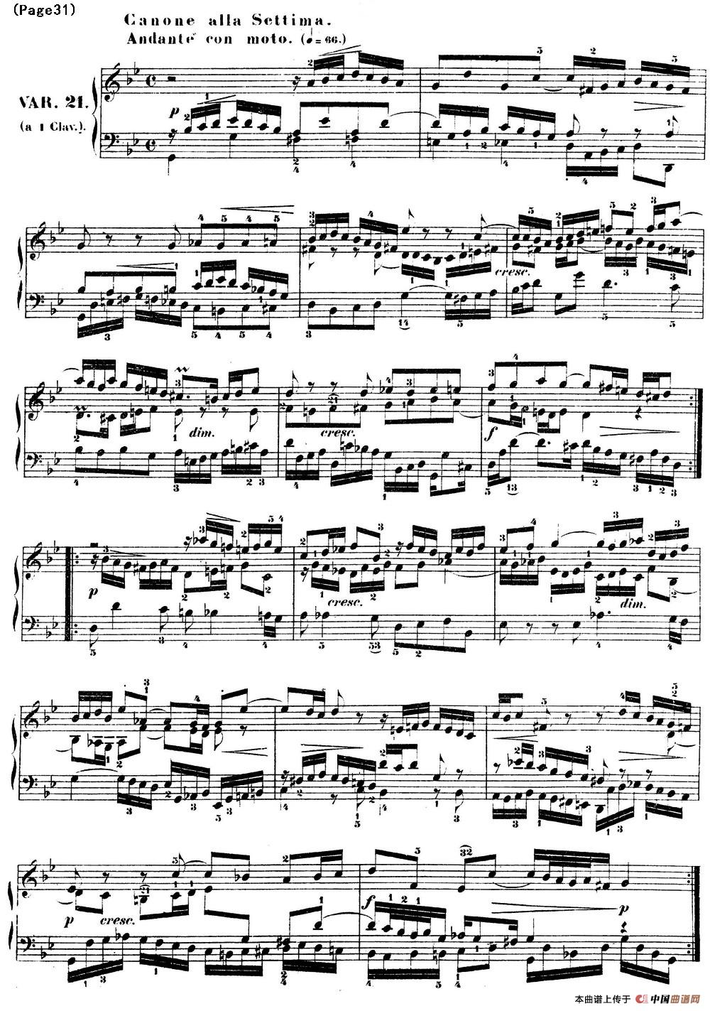 哥德堡变奏曲 巴赫 Goldberg Variationen BWV988(1)_Goldberg Variationen BWV988_页面_33.jpg