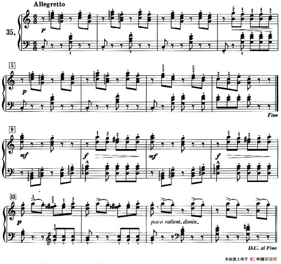 50首莱蒙钢琴练习曲 作品37（NO.35）(1)_Lemoine_页面_45.jpg