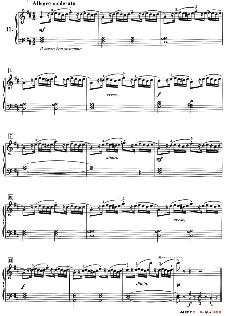 50首莱蒙钢琴练习曲 作品37（NO.41）(1)_Lemoine_页面_53.jpg