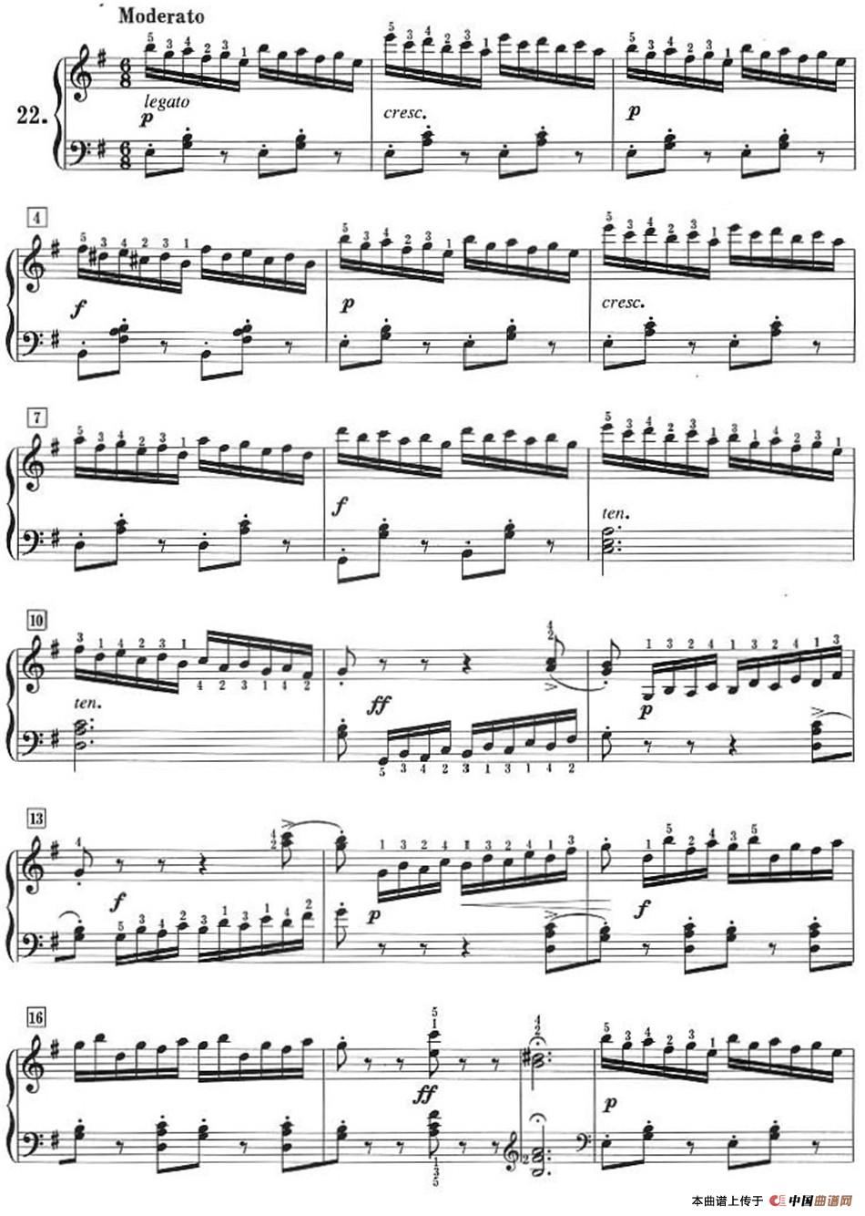 50首莱蒙钢琴练习曲 作品37（NO.22）(1)_Lemoine_页面_27.jpg