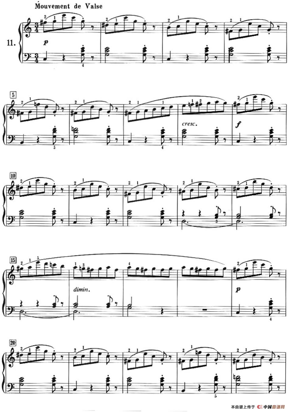 50首莱蒙钢琴练习曲 作品37（NO.11）(1)_Lemoine_页面_12.jpg