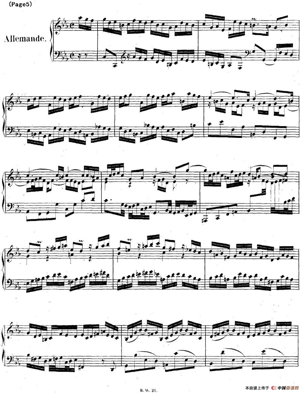 帕蒂塔6首德国组曲（No.2 c小调 巴赫 Partita c Minor BWV 826）(1)_BWV0826_页面_05.jpg