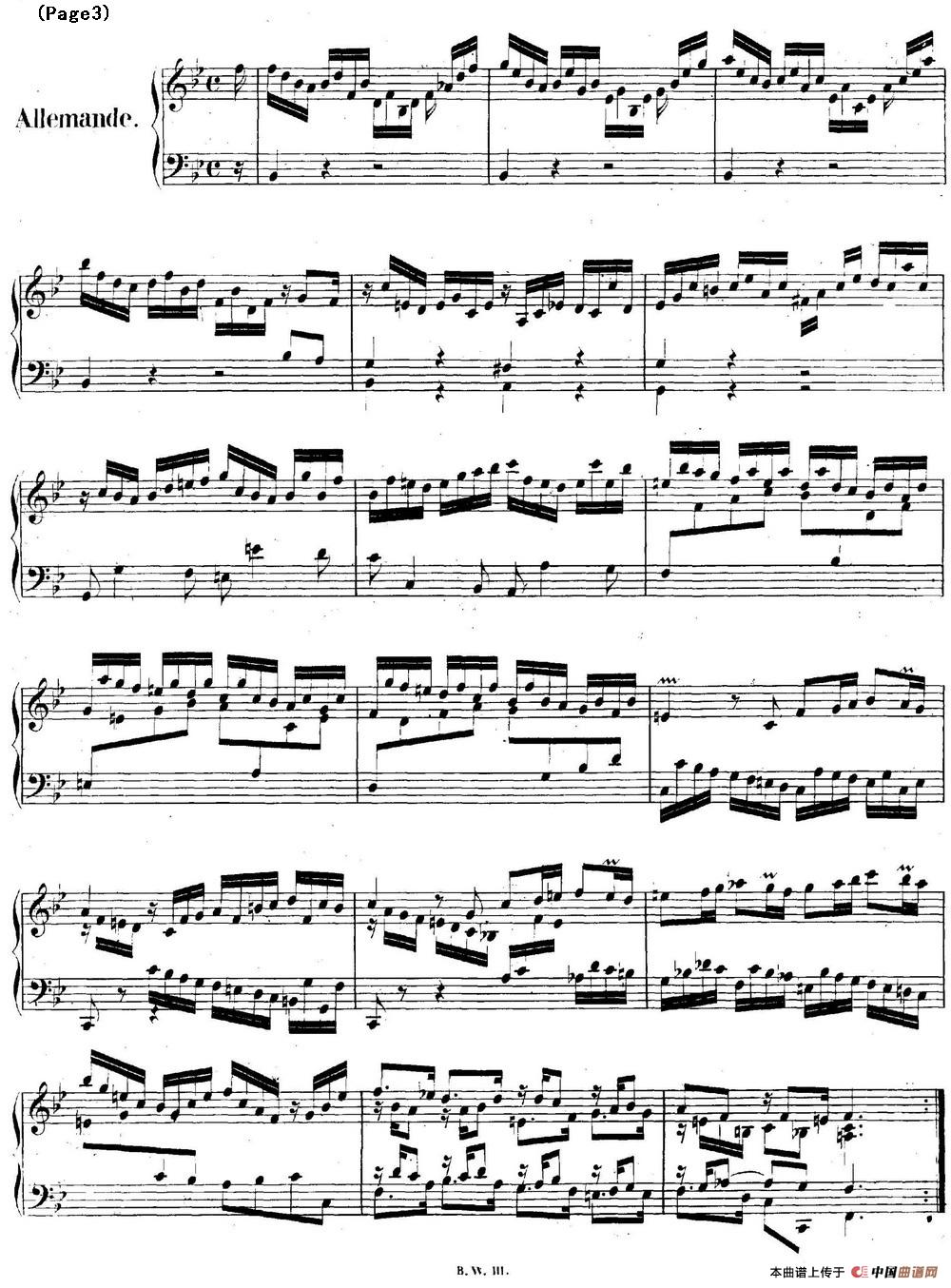 帕蒂塔6首德国组曲（No.1 降B大调 巴赫 Partita B-flat Major BWV825）(1)_BWV0825_页面_03.jpg