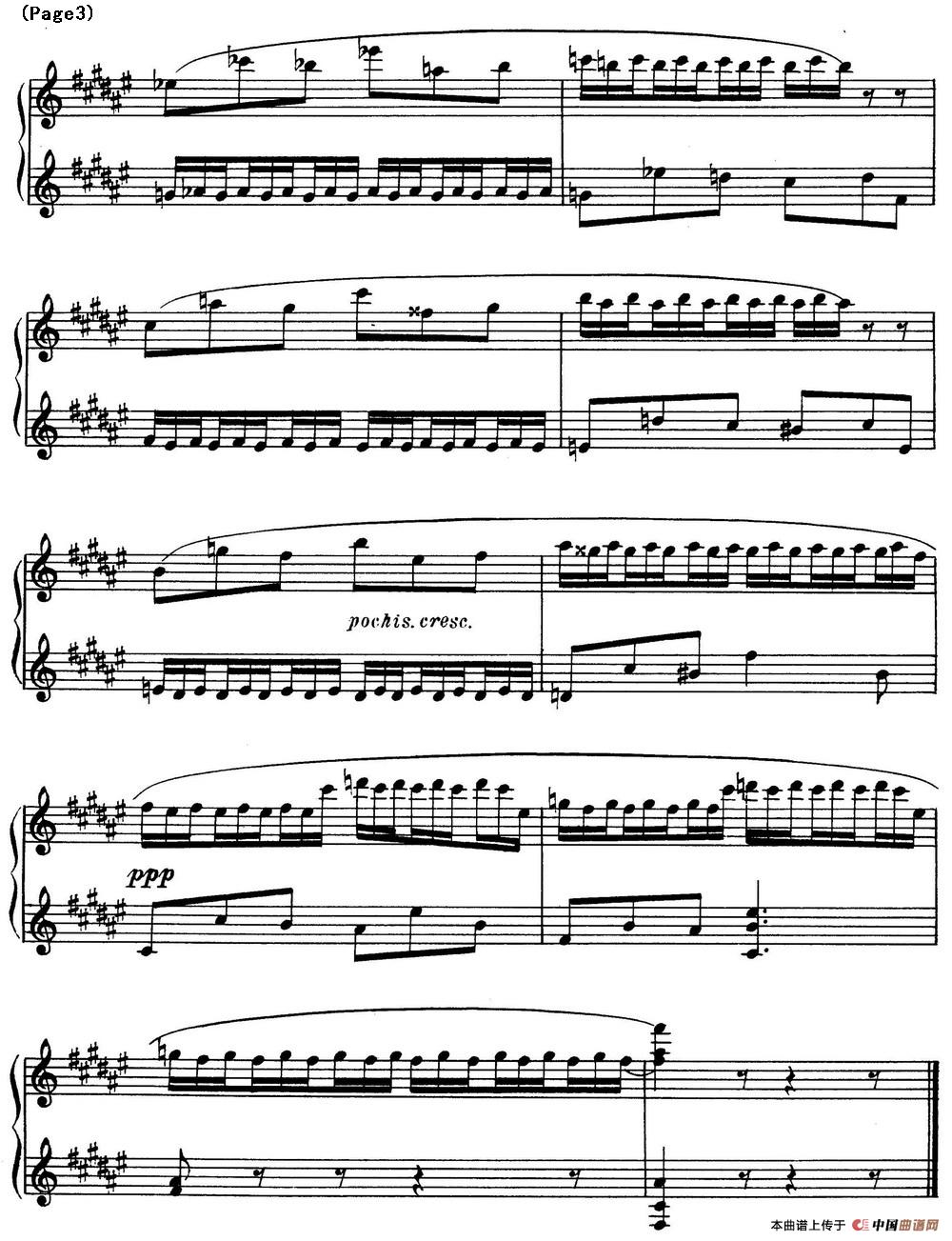 斯克里亚宾8首钢琴练习曲 Op42（No.3 Alexander Scriabin Etudes）(1)_Scriabin Etude Op.42 No.3_页面_3.jpg