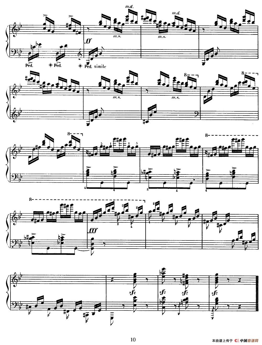 15 Etudes de Virtuosité, Op.72 No.2（十五首钢琴练习曲之二）(1)_010.jpg