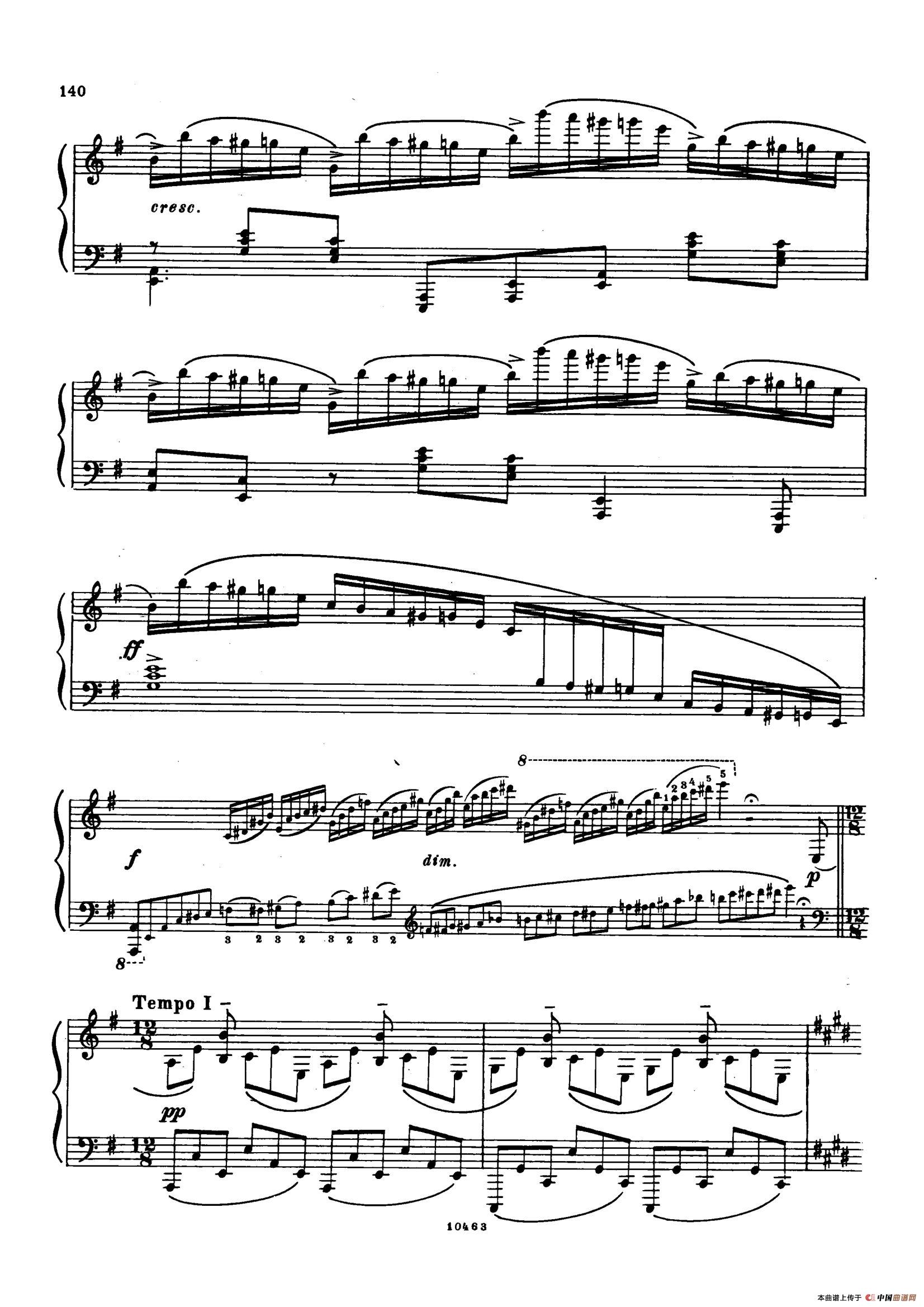 降b小调第二钢琴奏鸣曲(op36  no2)(1)
