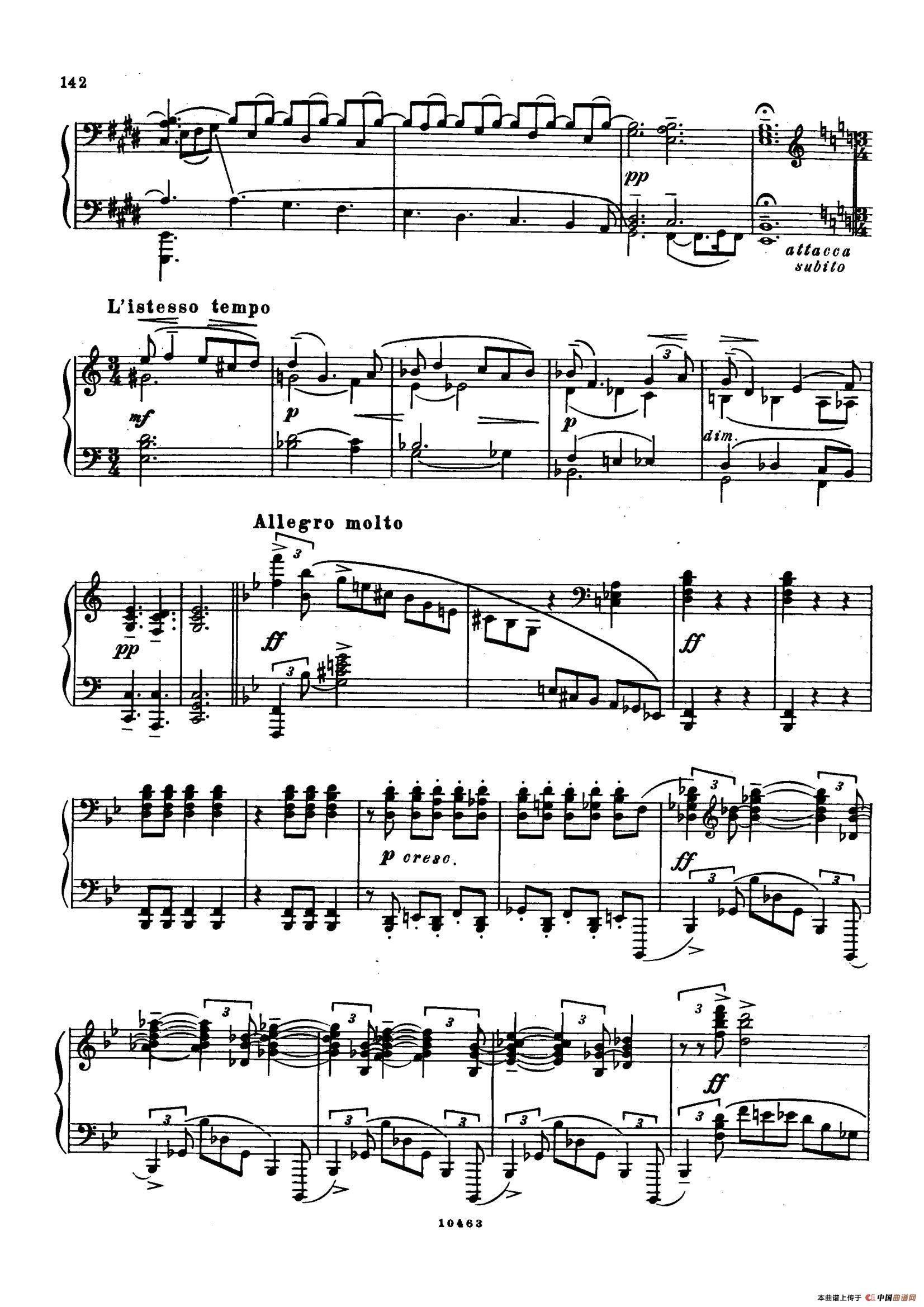 降b小调第二钢琴奏鸣曲(op36  no2)(1)