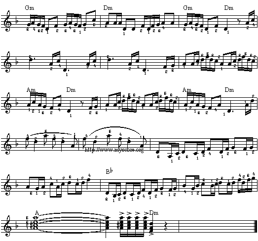 赛马电子琴曲谱（图2）