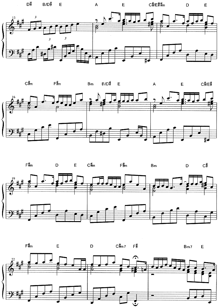 闪灵 (杨千桦)电子琴曲谱（图2）