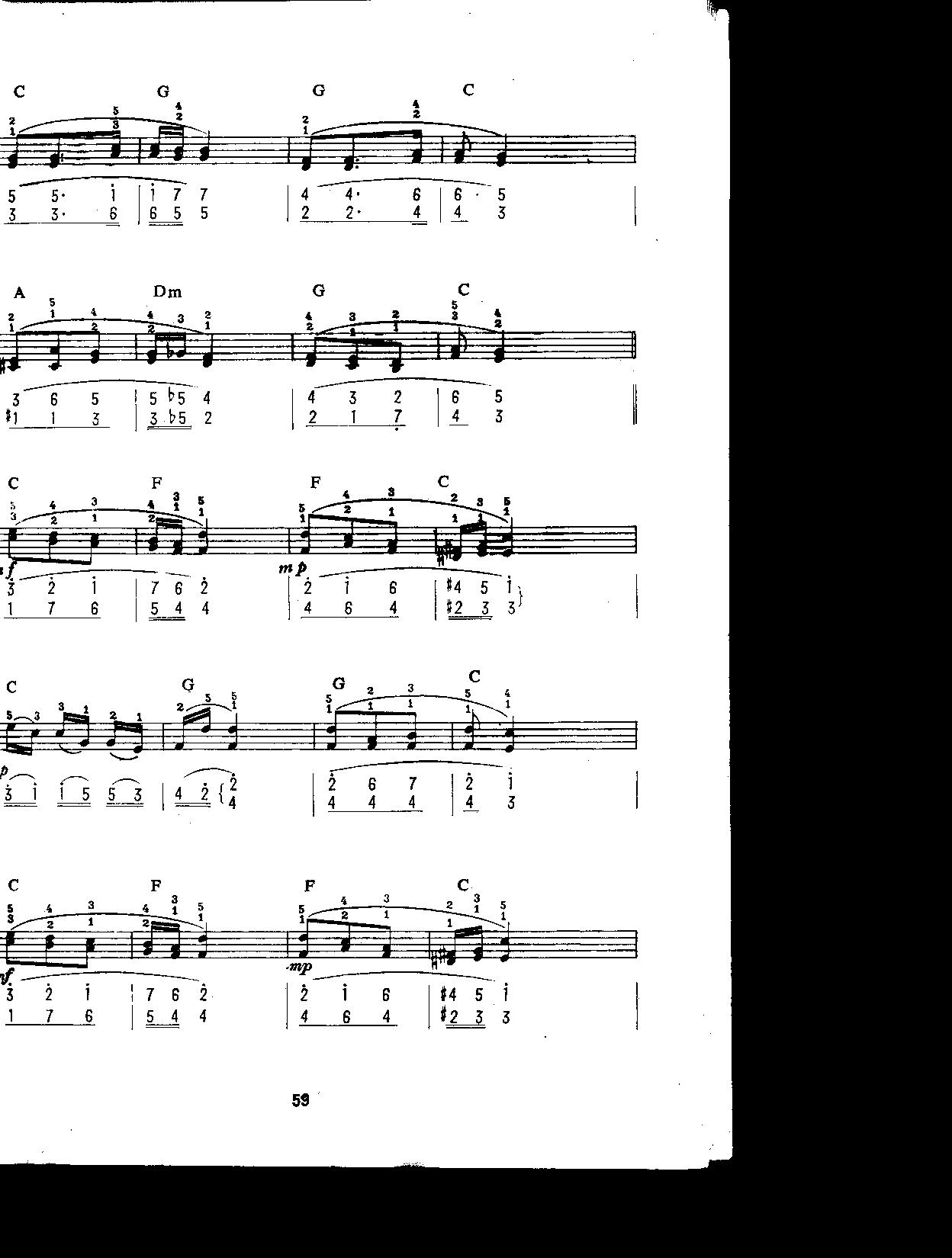 晴朗的圣诞（中级班电子琴乐谱）电子琴曲谱（图2）