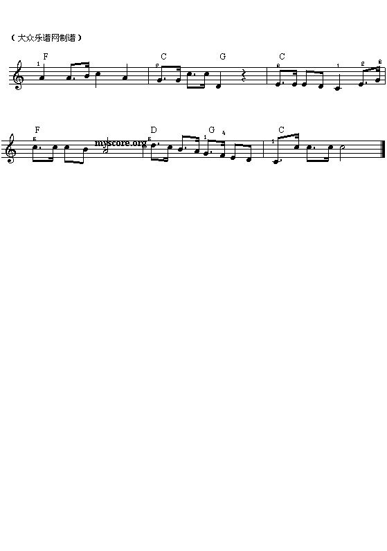 电子琴浅易练习之十二    羊毛剪子咔嚓响电子琴曲谱（图1）