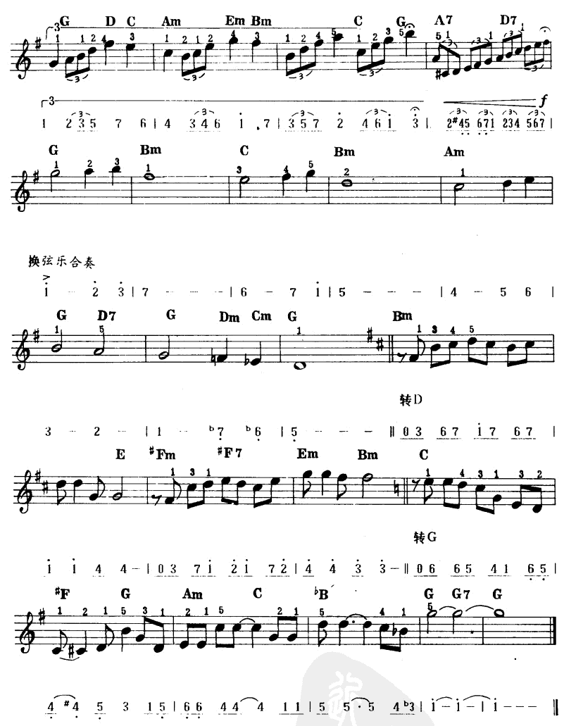 叶塞尼娅电子琴曲谱（图2）