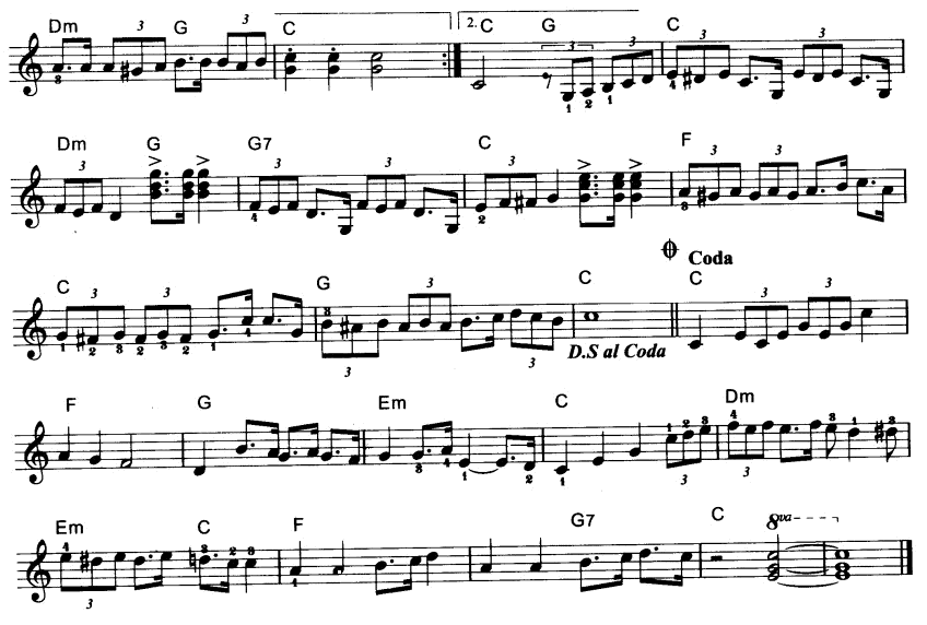 小叮当之歌电子琴曲谱（图2）