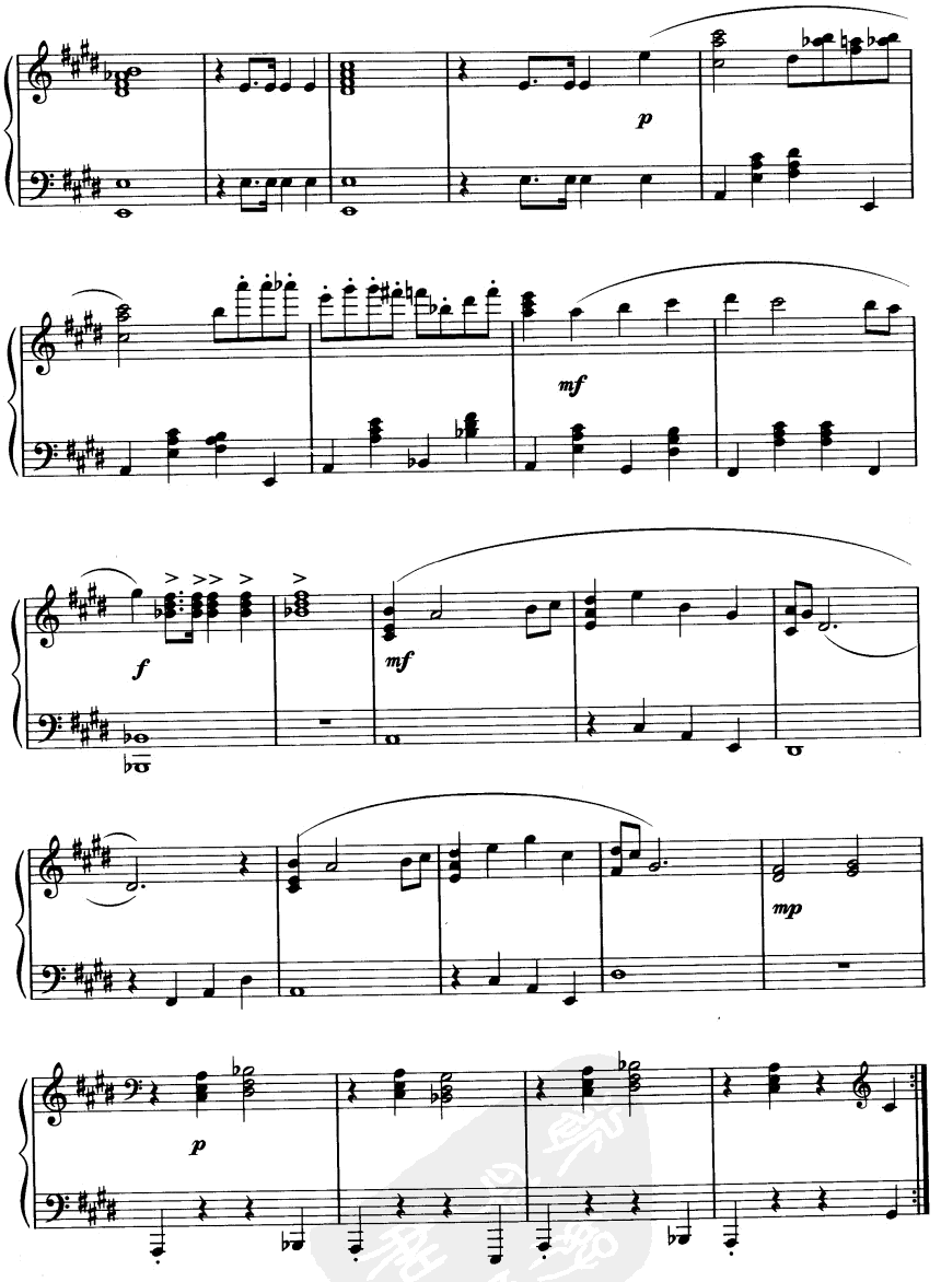 黄金舞曲电子琴曲谱（图3）