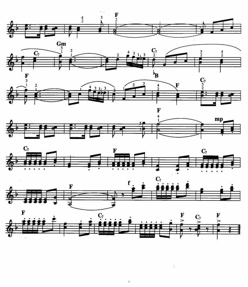 小啄木鸟（线谱）电子琴曲谱（图2）