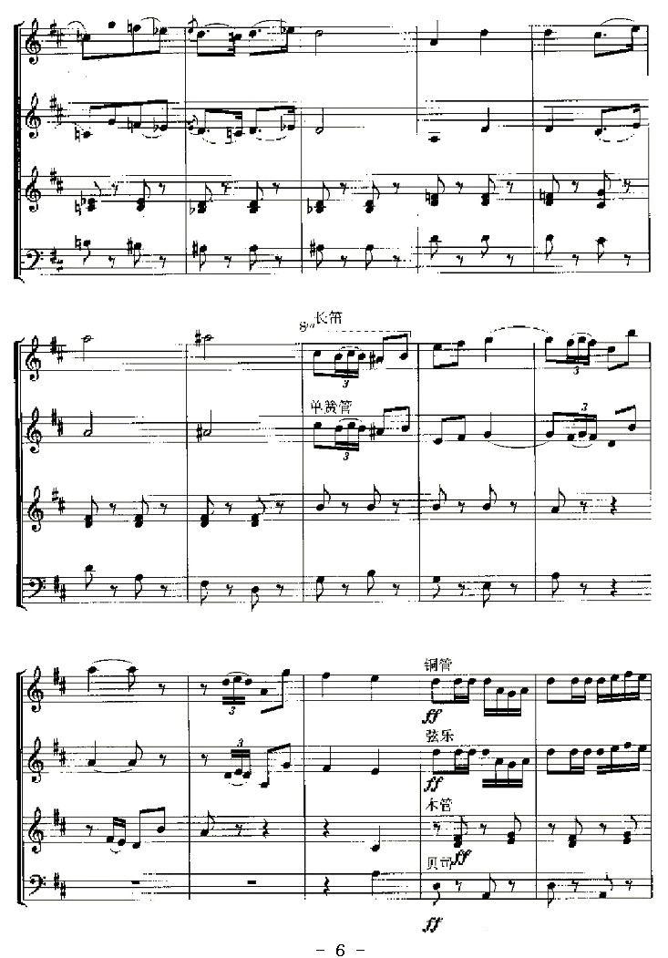 卡门序曲（电子琴重奏）电子琴曲谱（图6）