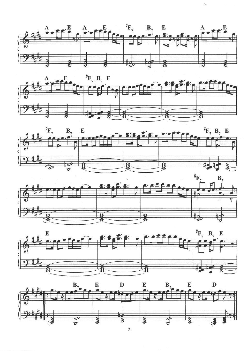 快乐宝贝电子琴曲谱（图2）