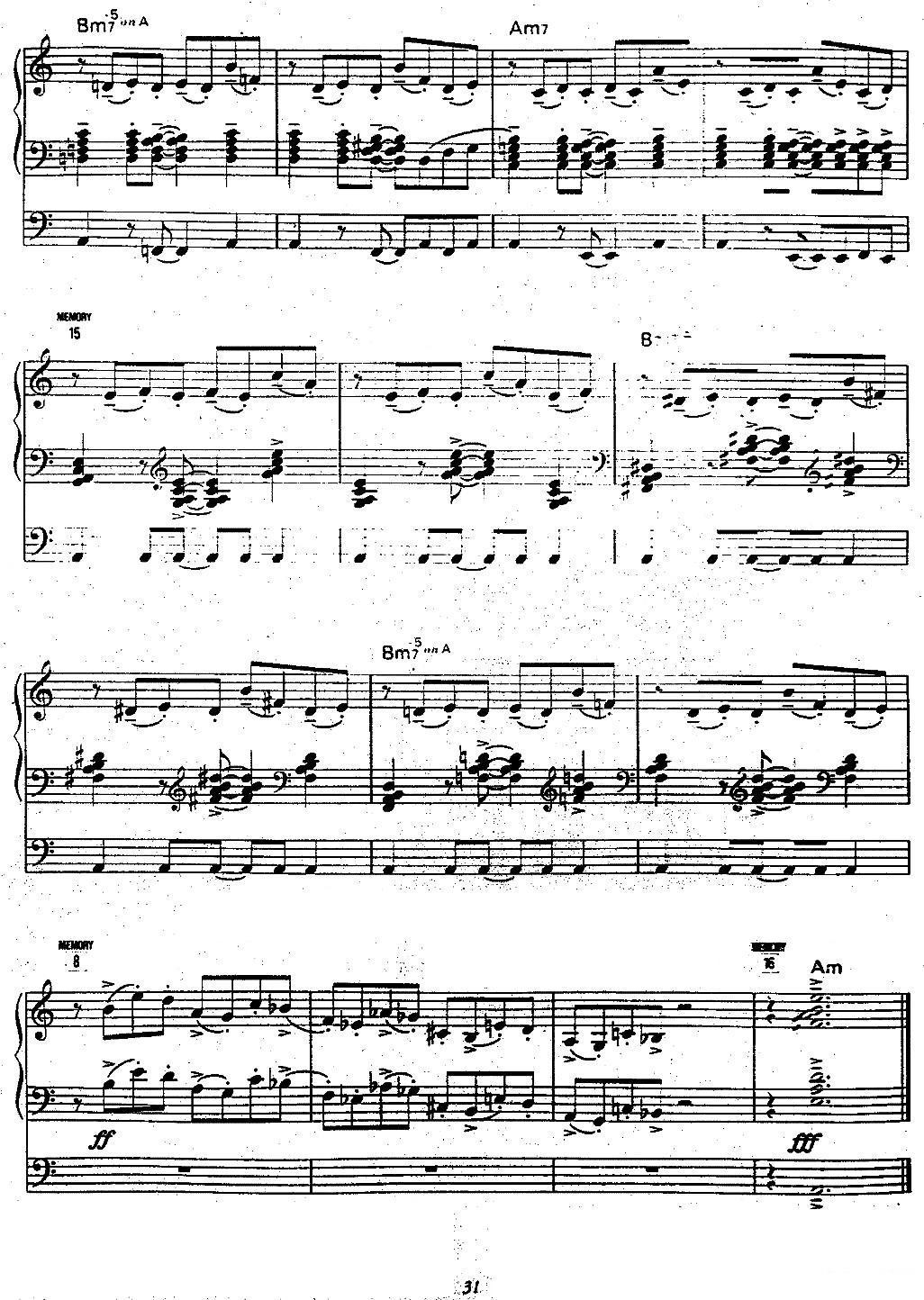 Libertango（自由探戈）（双排键电子琴）电子琴曲谱（图9）