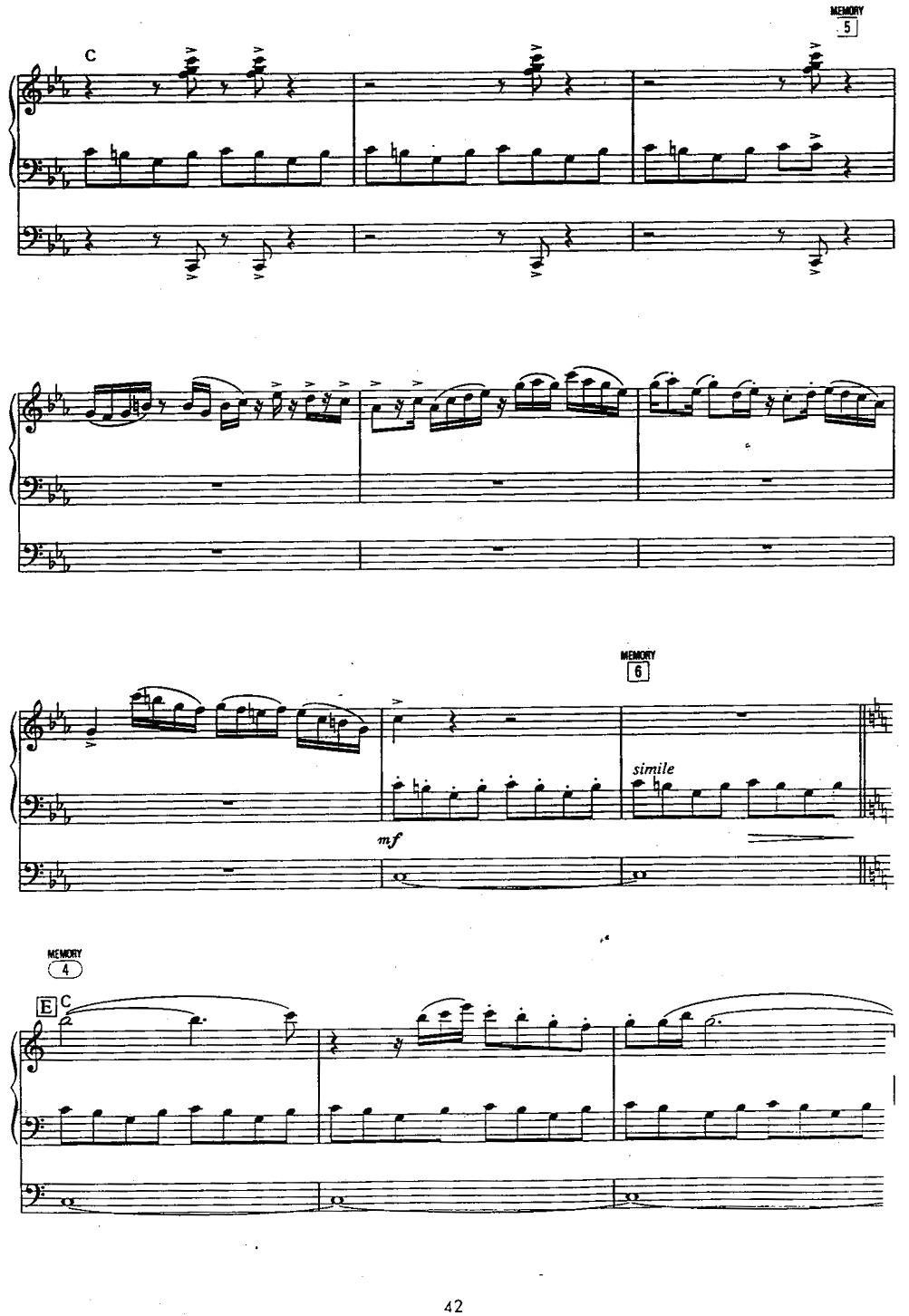 幽灵的舞蹈（双排键电子琴）电子琴曲谱（图3）