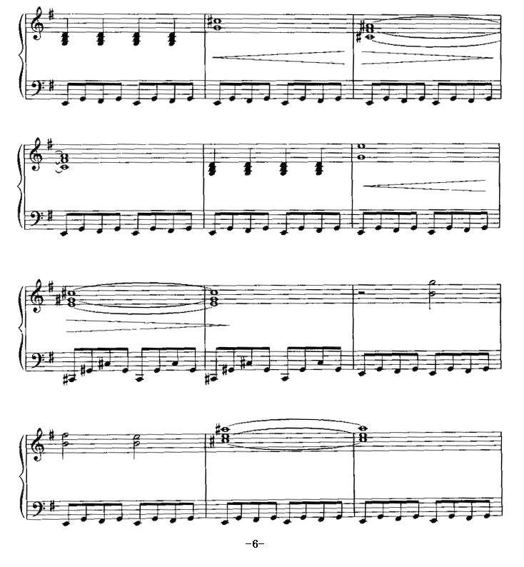 主题曲电子琴曲谱（图6）