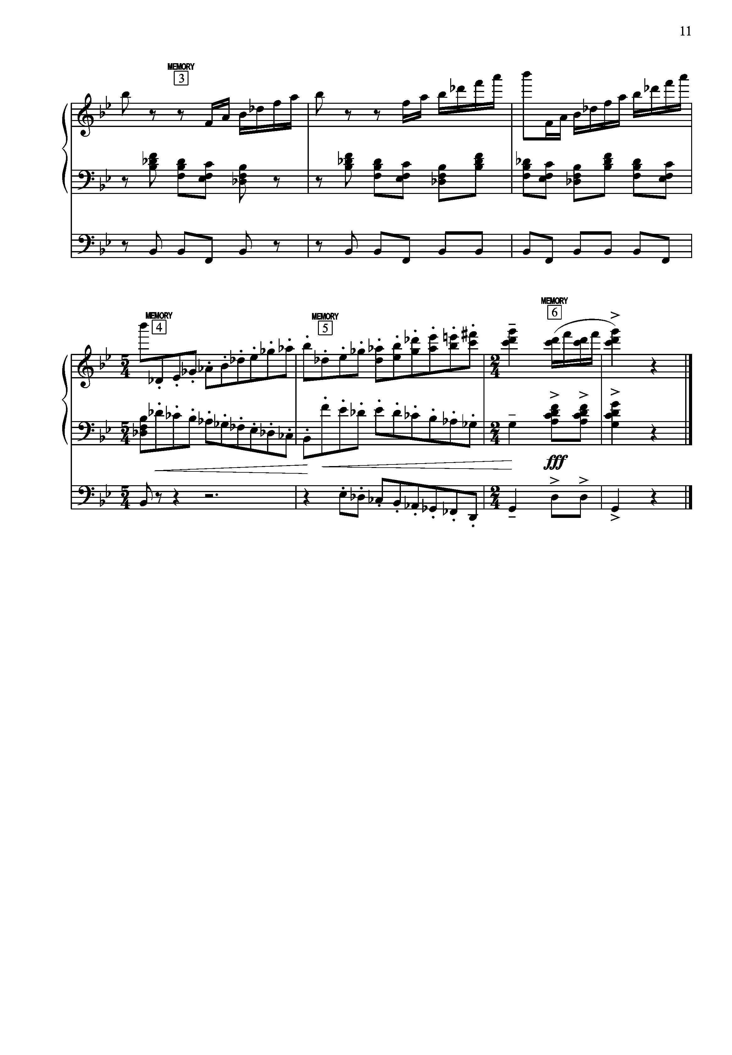 看秧歌（双排键电子琴）电子琴曲谱（图11）